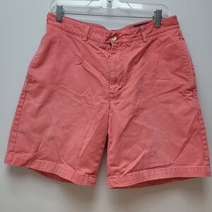 VINYARD VINES | Salmon Flat Front Khaki Shorts, Sz. 33
